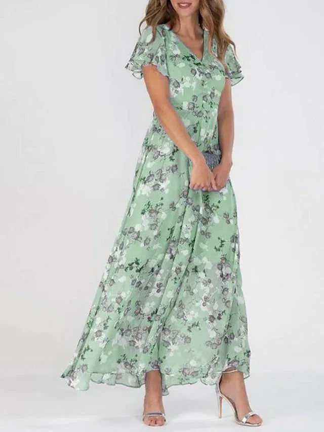Elegantes und Buntes Kleid