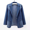Shopnory | Denim Luxe Classic Blazer