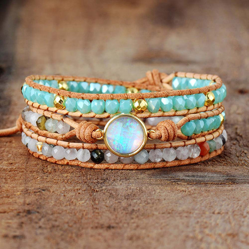 Boho Geflochtenes Perlenarmband | Shop Nory