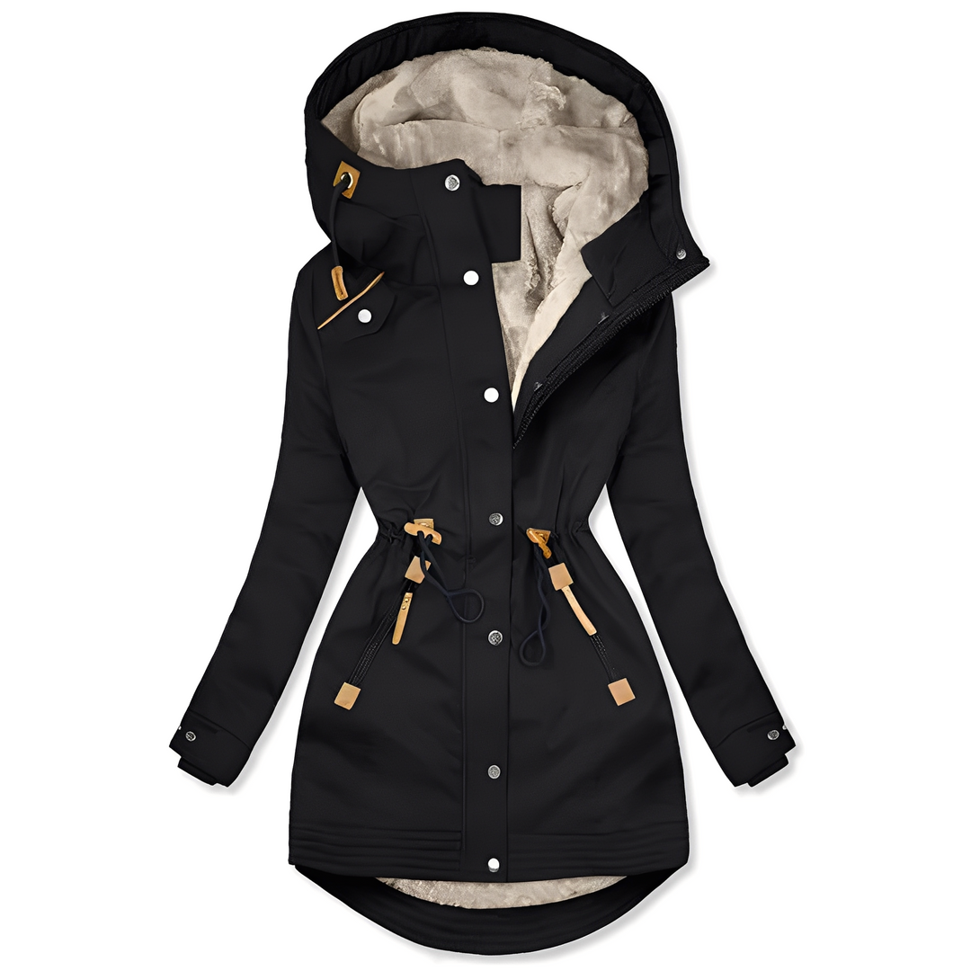 Stilvolle, Wetterfeste Parka Jacke für Frauen