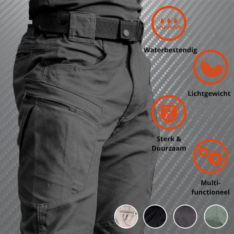 ShopNory | Funktionale und Stilvolle Herren Cargo Hose mit Praktischen Klappen Taschen