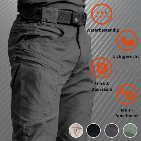 ShopNory | Funktionale und Stilvolle Herren Cargo Hose mit Praktischen Klappen Taschen