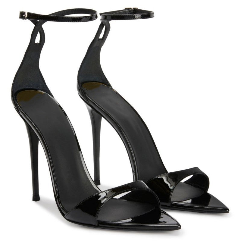 Sommer Neue Spitzzehen Offene Zehen Riemen Stiletto Sandalen Damen