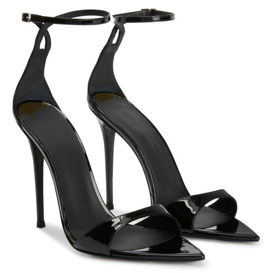 Sommer Neue Spitzzehen Offene Zehen Riemen Stiletto Sandalen Damen