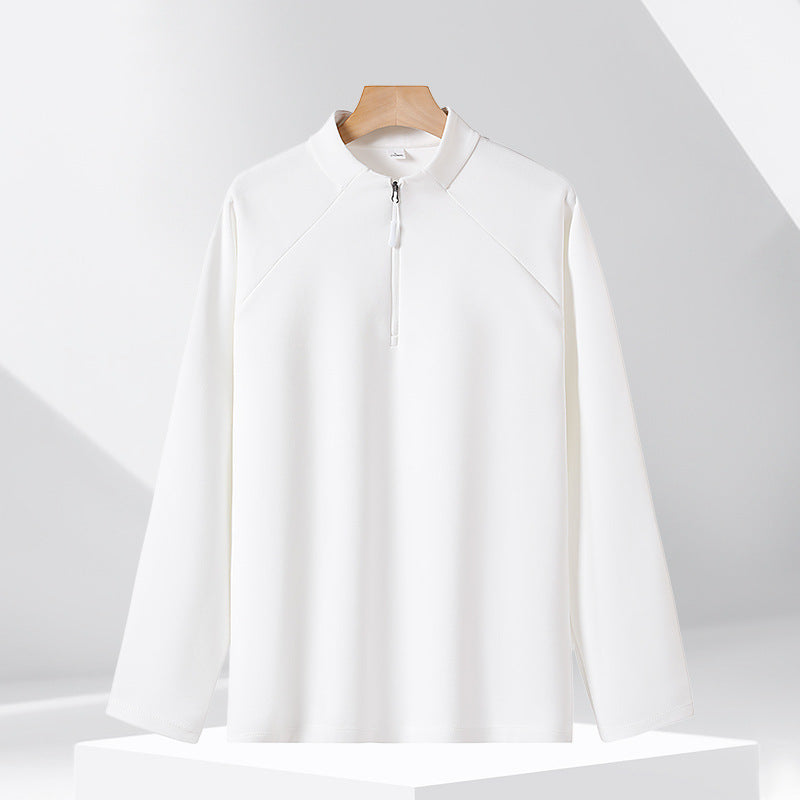 Atmungsaktives Sweatshirt mit Stehkragen, 320g