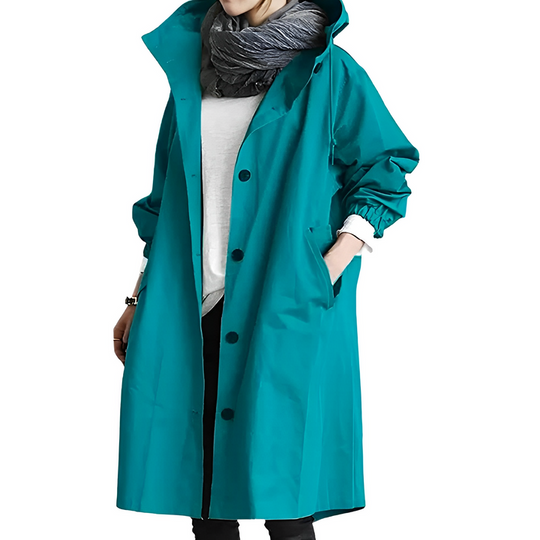 Lässig mit Kapuze und Kordel für Frauen Ideal für Herbst Winter