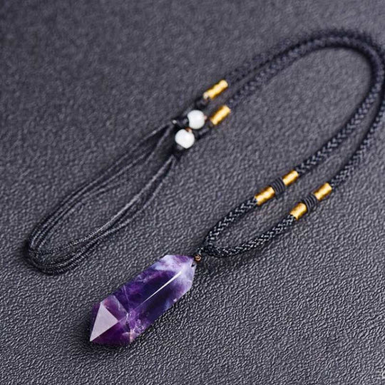 Natürliche Kristall-Amethyst-Heilende Halskette | Shop Nory