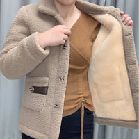 Lederband Fleece Kamel