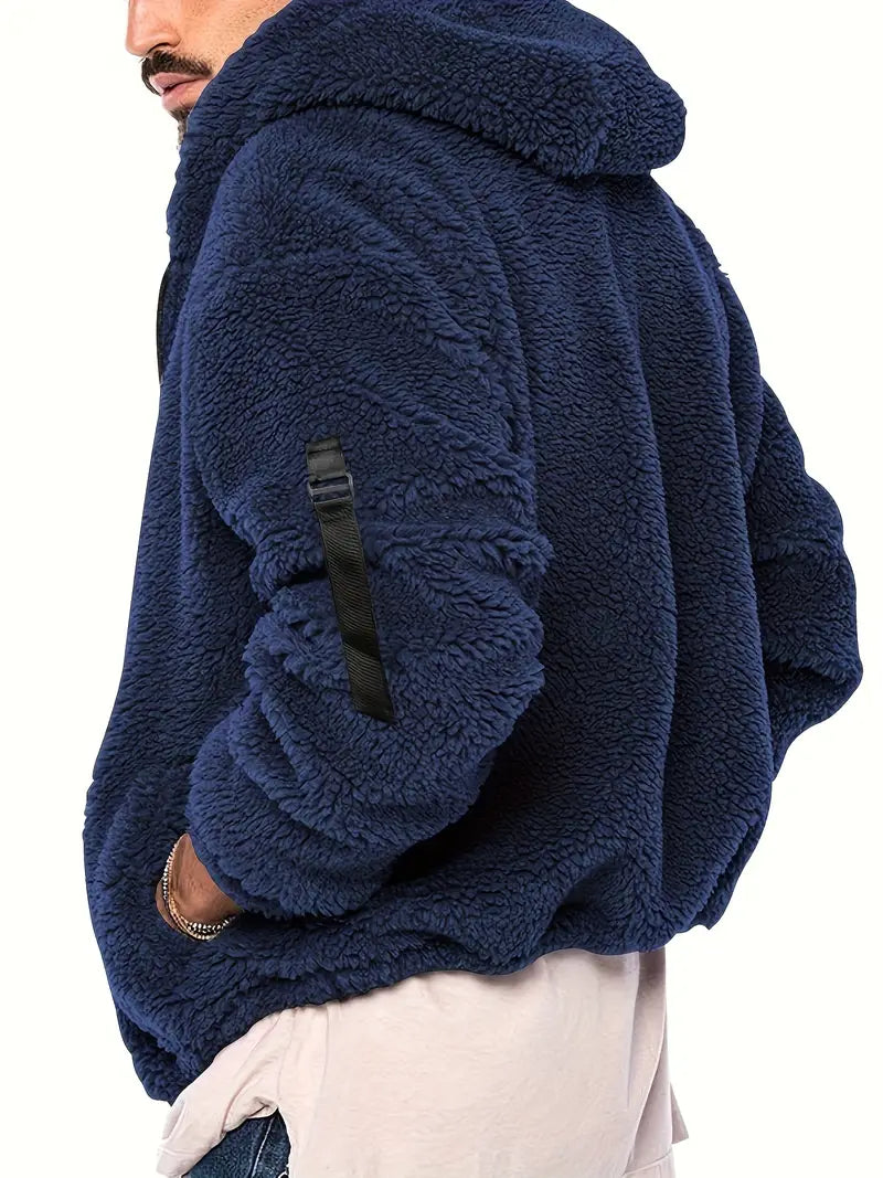 Teddyjacke mit Reißverschluss für Männer