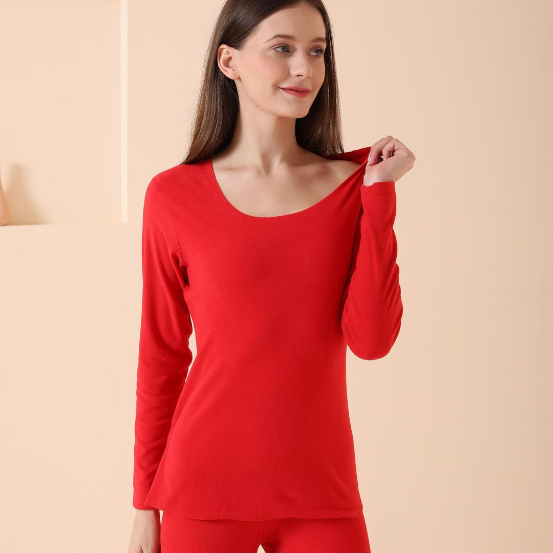 Damen Thermo-Unterwäsche-Set, nahtlos, warm
