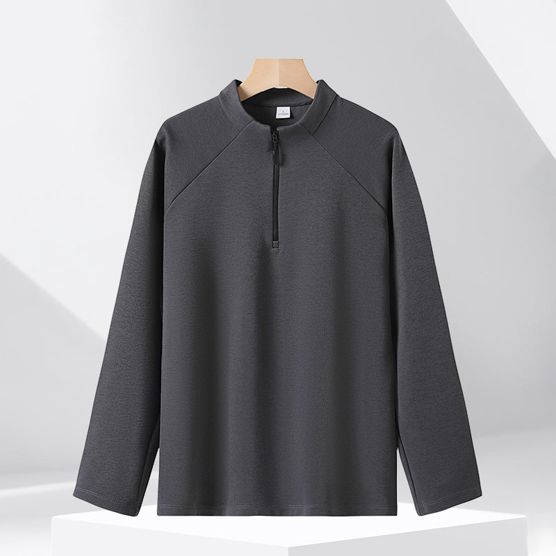 Atmungsaktives Sweatshirt mit Stehkragen, 320g