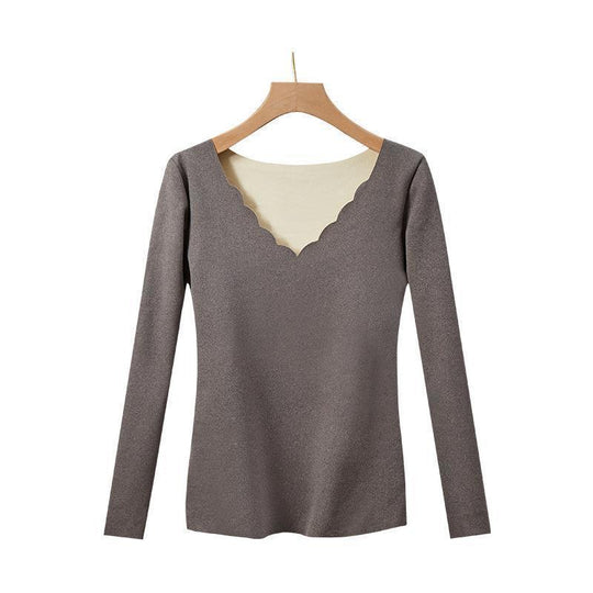 Damen Thermo-Unterwäsche-Set mit V-Ausschnitt