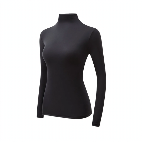 Damen-Thermo-Set, hochgeschlossen, elastisch, nahtlos