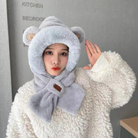 Grey Scarf Bear