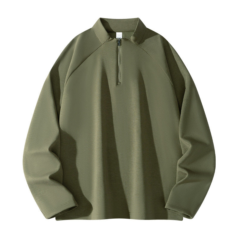 Herren-Langarm-Sweatshirt mit Reißverschluss