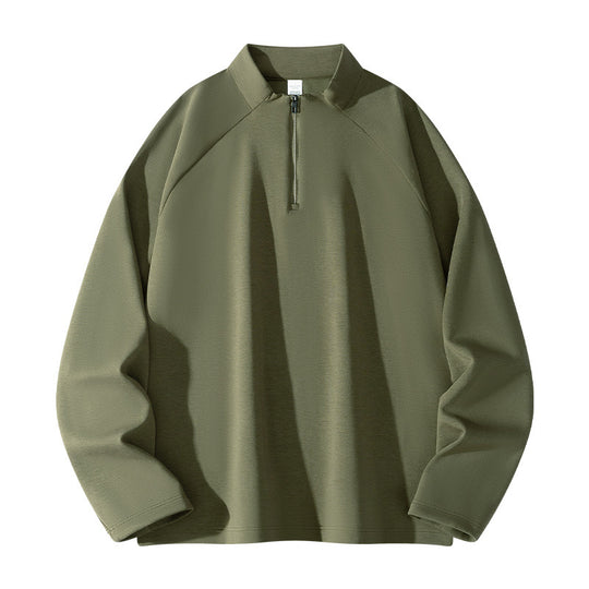 Herren-Langarm-Sweatshirt mit Reißverschluss