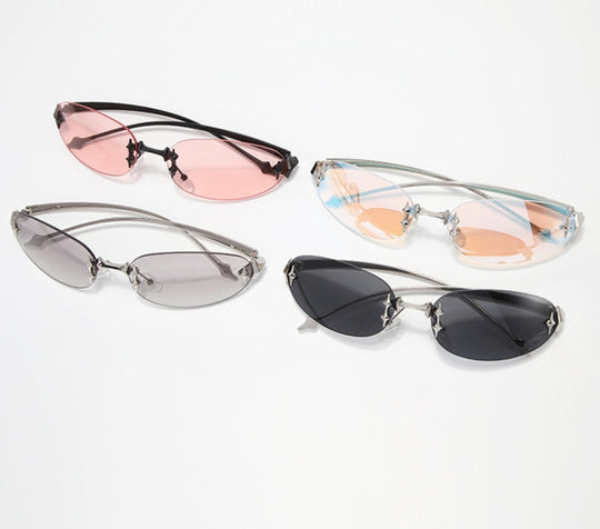 Shopnory | Star Rahmenlose Futuristische Sonnenbrille