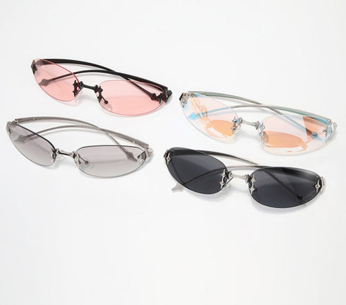 Shopnory | Star Rahmenlose Futuristische Sonnenbrille