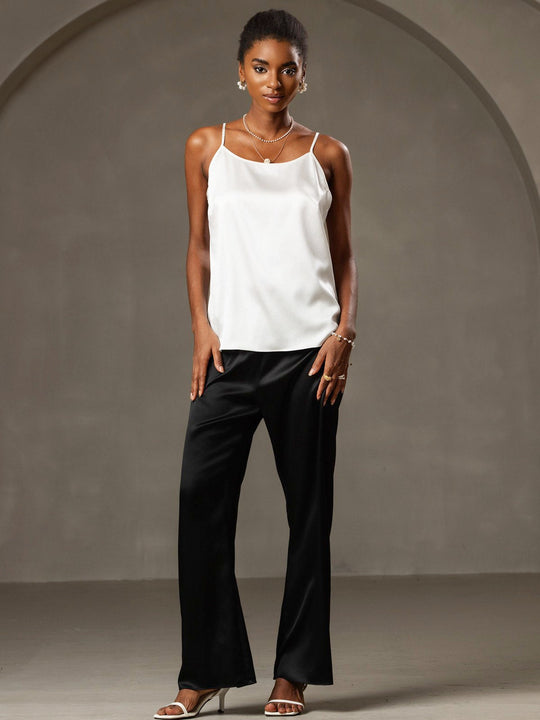 Seide Entspannt Spaghettiträger Camisole Top