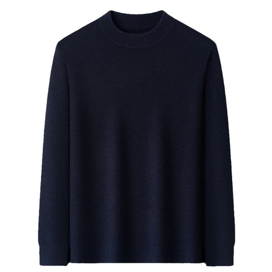 Herren-Kaschmirpullover mit Stehkragen, 400g