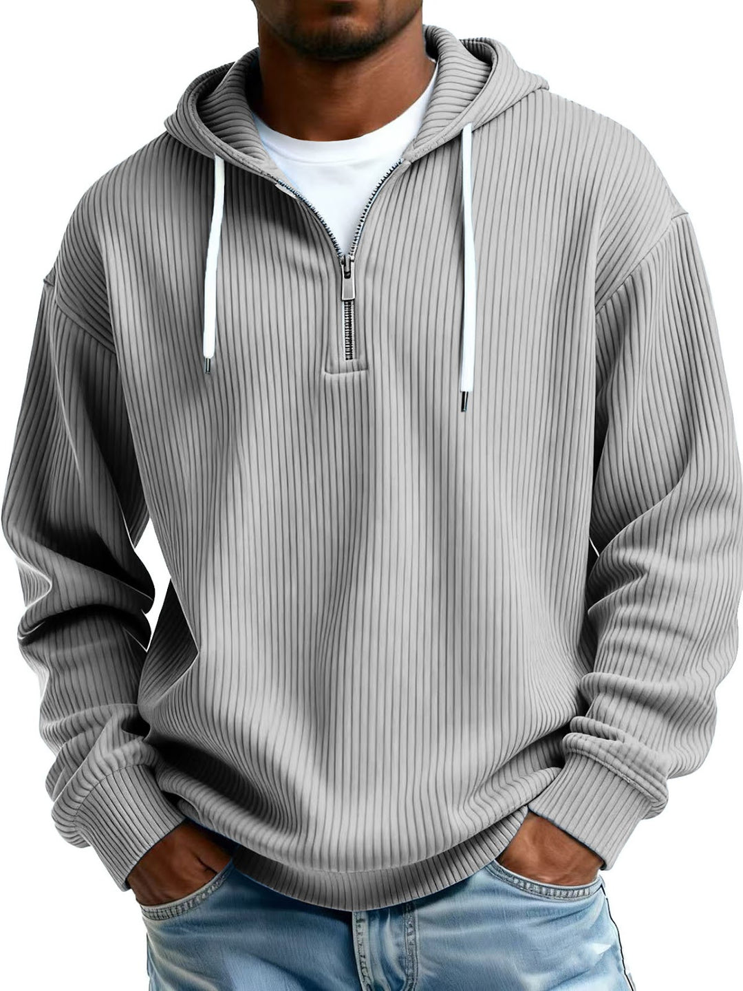 Herren Kapuzenpullover mit Reißverschluss