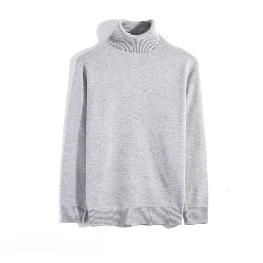 Herren-Rollkragenpullover, schmal geschnitten, 400g