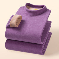 Damen Violett Mittelhals