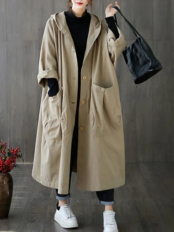 ShopNory | Langer Wasserdichter Trenchcoat Mantel
