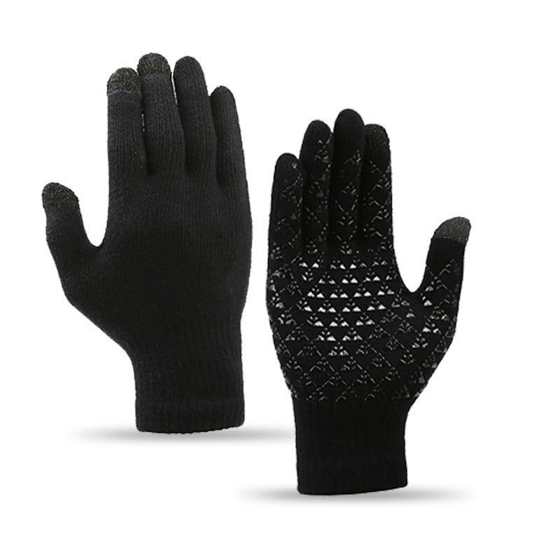 Winter-Set: Strickmütze und Schal, gefüttert