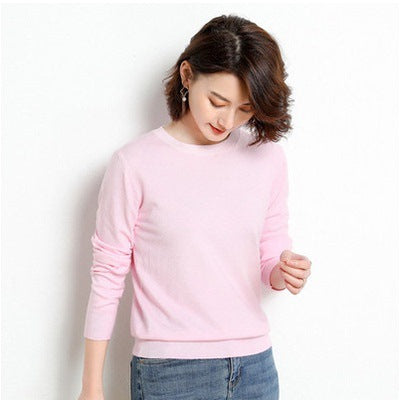 Damen-Strickpullover, Stehkragen, lockere Passform