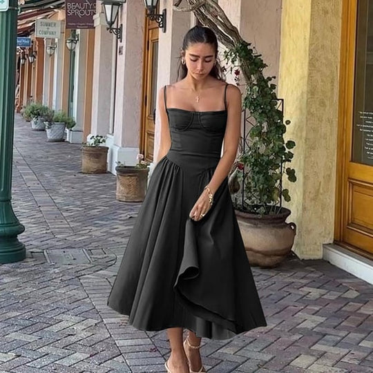 Midikleid In Korsettform