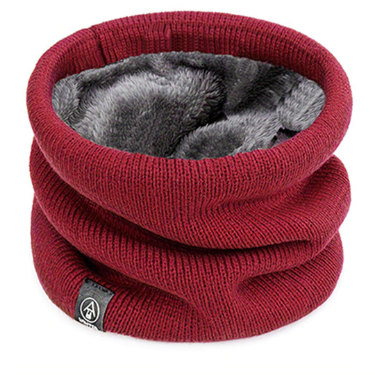 Gestrickter Schlauchschal, gefüttert