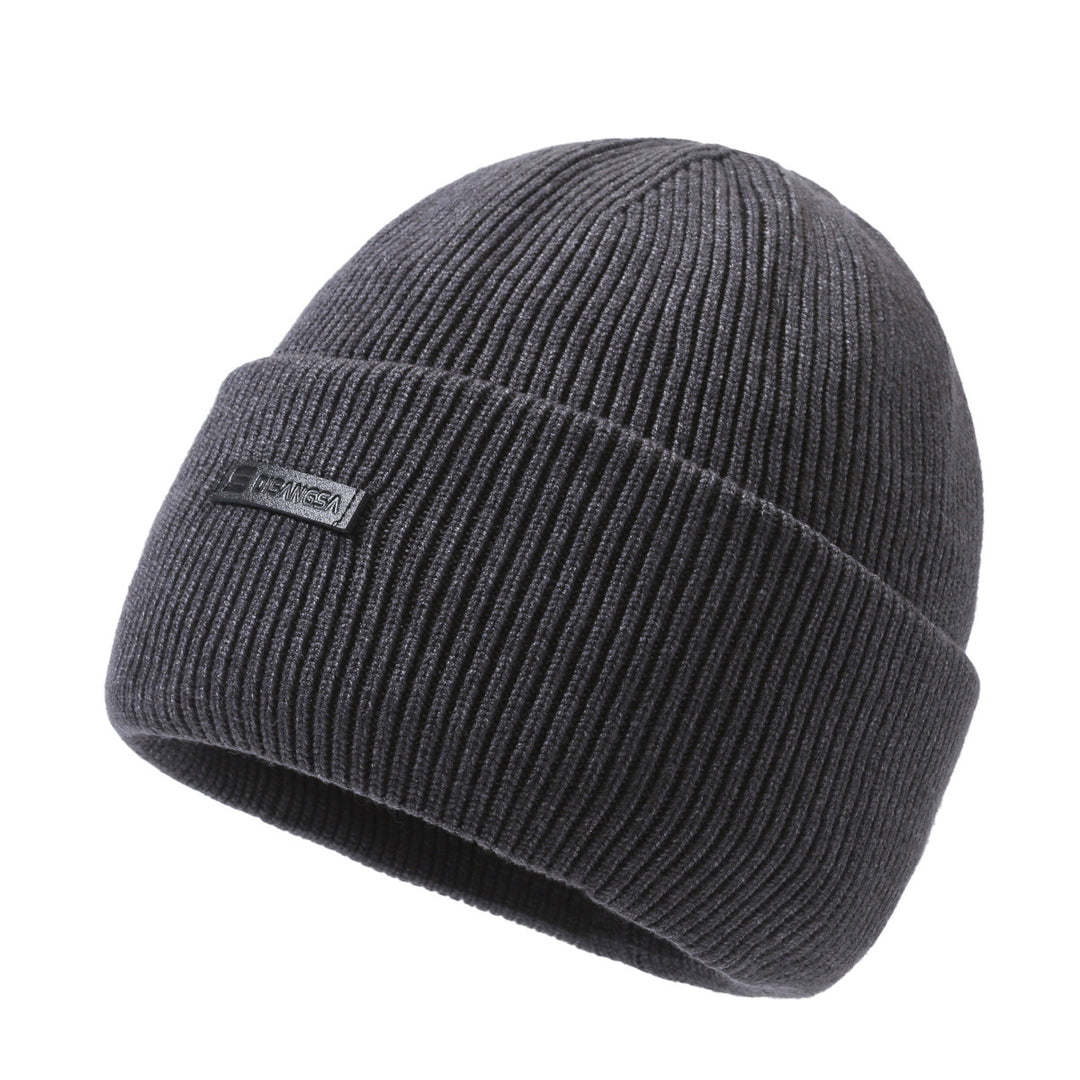 Winter-Strickmütze mit Nackenschutz, 2-teiliges Set