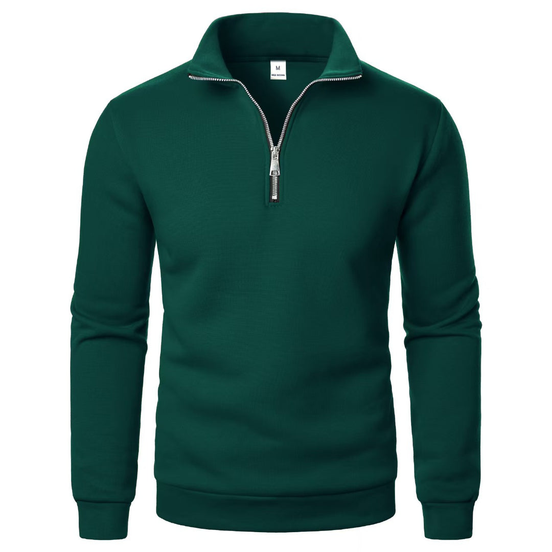 Locker geschnittenes Herren-Sweatshirt mit Reißverschluss