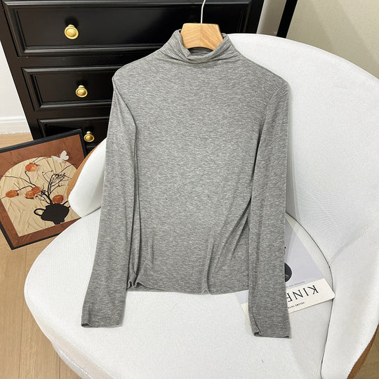 Damen-Rollkragenpullover aus Kaschmir-Mischgewebe
