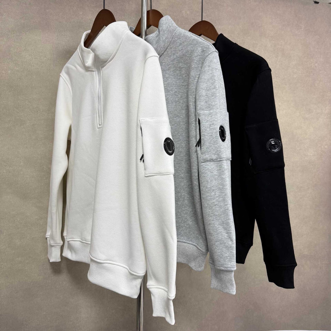 Urban Outdoor Sweatshirt mit Viertel-Reißverschluss