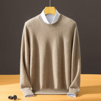 Elegantes Taupe, Rundhals