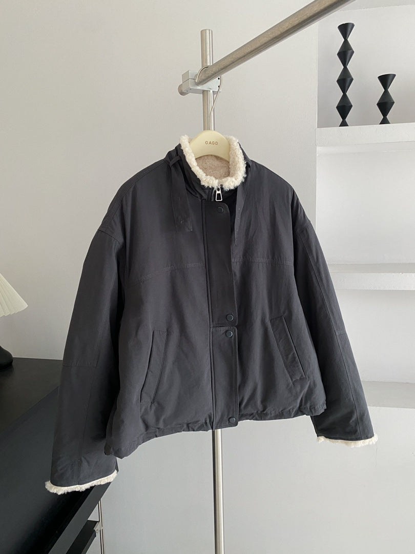 Damen-Parka mit Lammfleece-Futter