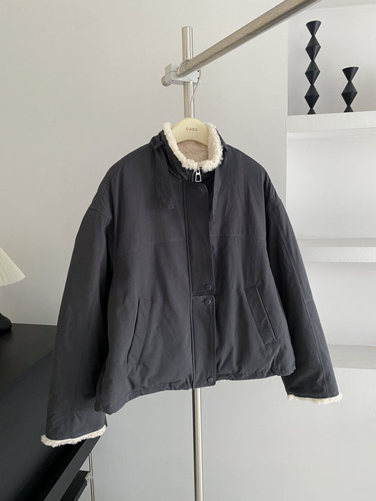 Damen-Parka mit Lammfleece-Futter