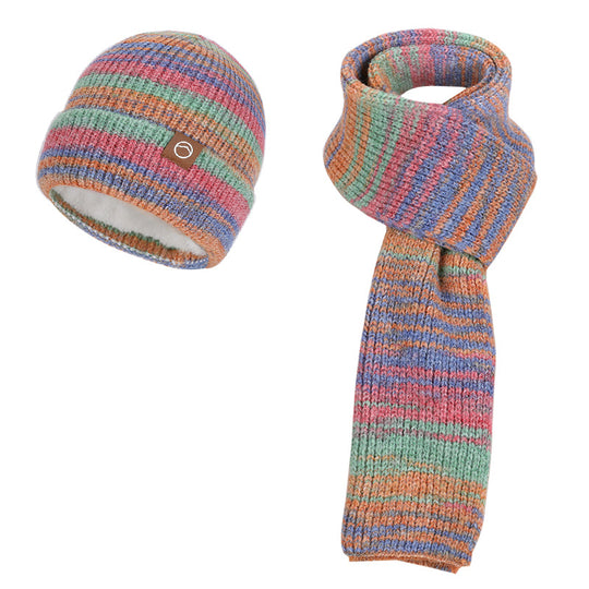 3-teiliges Winter-Set: Mütze, Schal und Touchscreen-Handschuhe