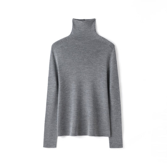 Damen-Rollkragenpullover aus Merinowolle