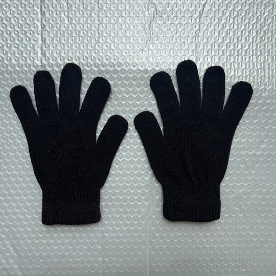 Herren Strickmütze und Schal Set, gefüttert, warm