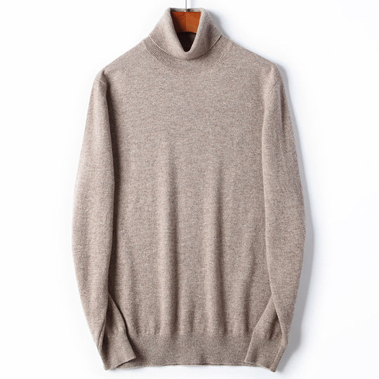 Herren-Rollkragenpullover aus Merinowolle