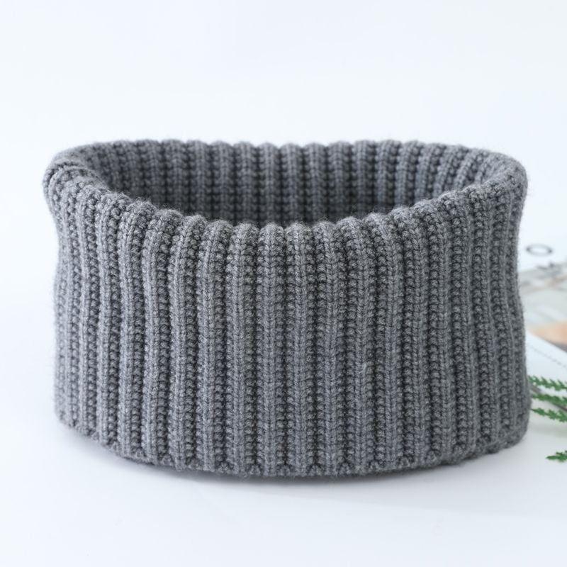 Gestrickter Halswärmer aus Wolle