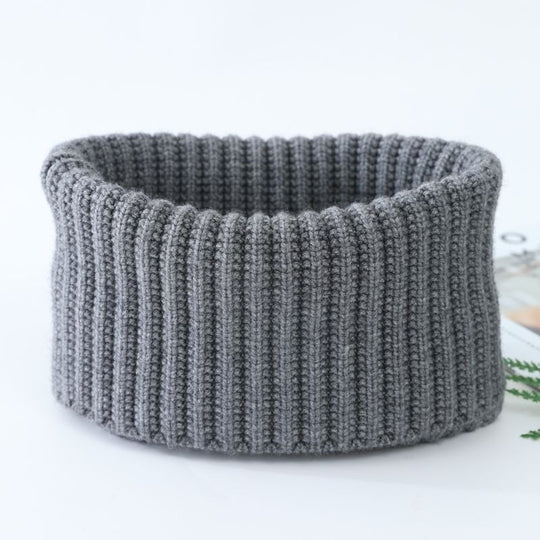 Gestrickter Halswärmer aus Wolle
