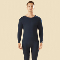 Rundhals Marineblau