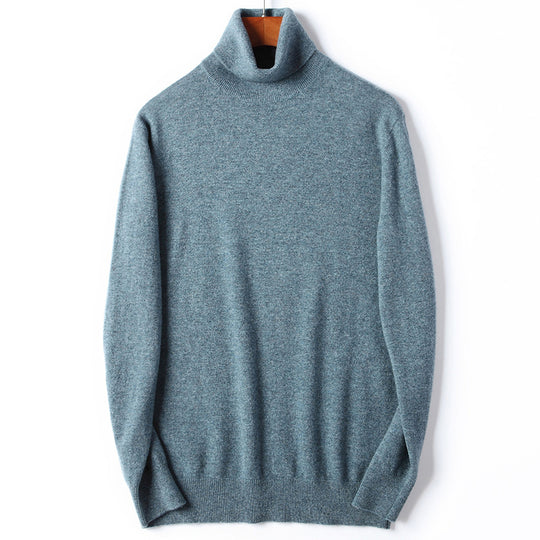 Herren-Rollkragenpullover aus Merinowolle