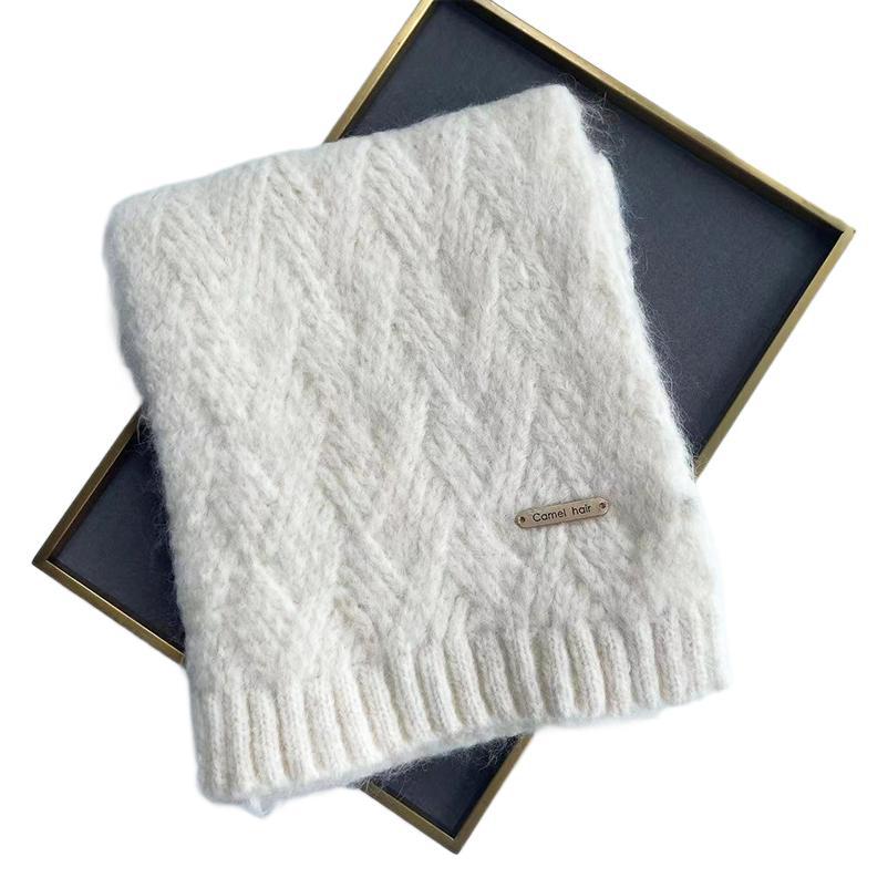 Strickschal mit Alpakawolle, 160x20 cm