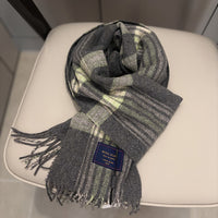 Grey Green Check