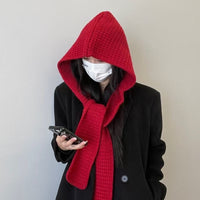 Lafa Schal-Mütze Rot